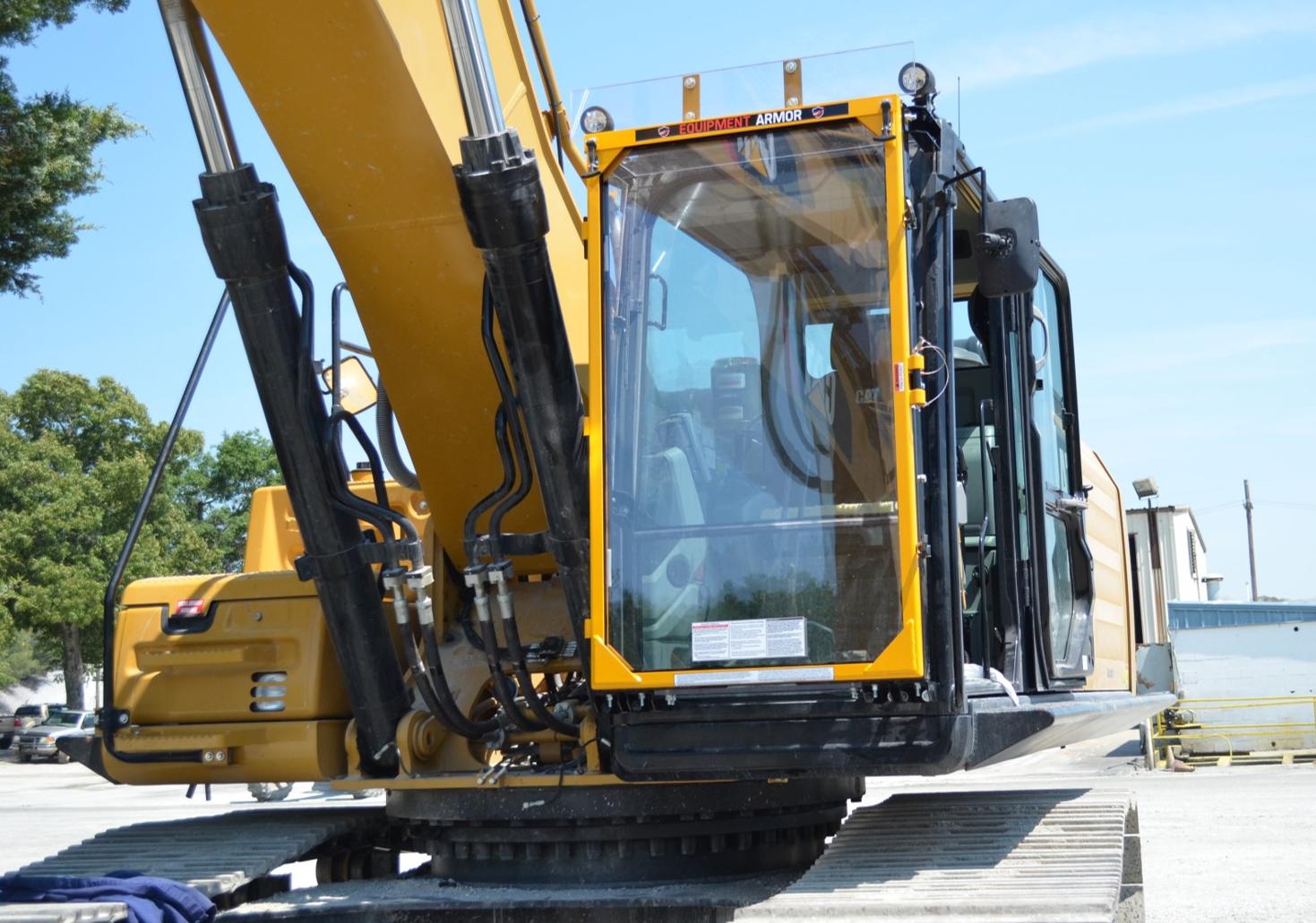 hydraulic excavator guard