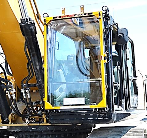 excavator window screens